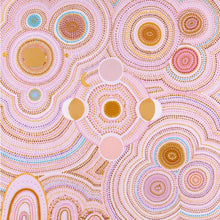 Load image into Gallery viewer, Beach mat that is sand free, lightweight, absorbent, fast drying and made from 85% recycled plastic bottles in the most BEAUTIFUL Seven Sister contemporary Indigenous art print by Natalia Jade
