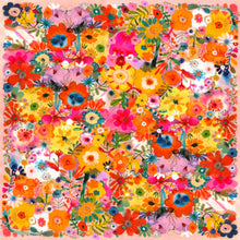 Load image into Gallery viewer, Beach mat that is sand free, lightweight, absorbent, fast drying and made from 85% recycled plastic bottles in  colourful floral print
