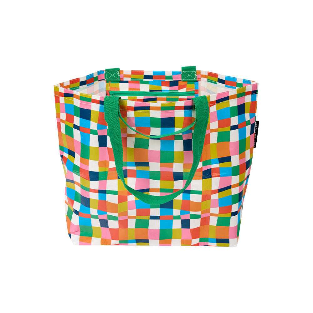 Recycled plastic deals beach bag