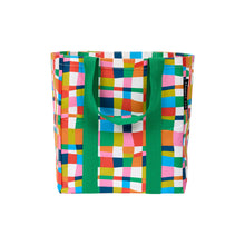 Load image into Gallery viewer, Strong and lightweight reusable shopping bag made from recycled materials in fun and bright prints
