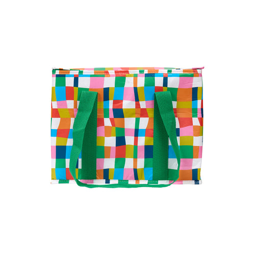 Extra large size XL cooler bag made with high quality insulation and zips in bright colours and fun prints