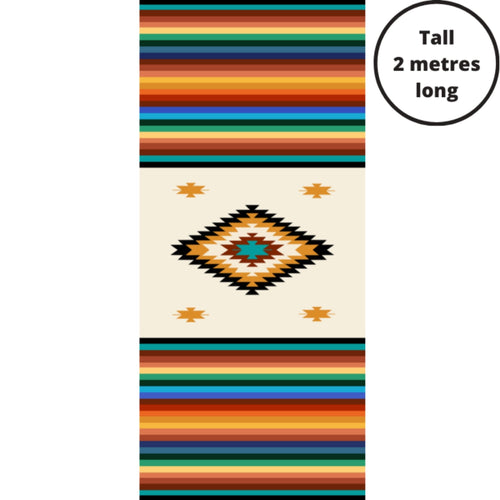 Best beach towel for tall people in your life!  Mexican mat los cabos print