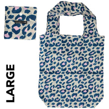 Load image into Gallery viewer, Large reusable foldable shopping bag in fun and colourful print
